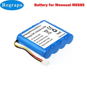 Moneual ME685 로봇 청소기용 배터리 팩 12.8V 1800mAh, 한개옵션1