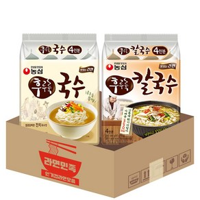 농심 칼국수 2종 후루룩국수 (92g x 4입) + 후루룩칼국수 (97g x 4입)