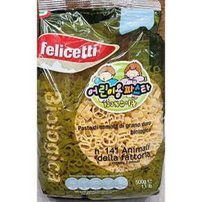 Felicetti 펠리체티 유기농 동물모양 파스타 (어린이용 파스타) 500g (원산지 : 이탈리아), 1개