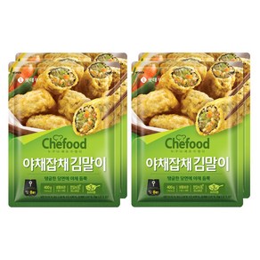 [롯데푸드] Chefood 김말이_야채잡채 400gx4팩