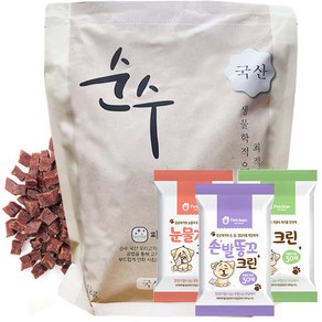 순수 오리고기 사료 1kg(200gX5개) 진짜잘먹는사료 +티슈30매, 오리, 200g, 5개