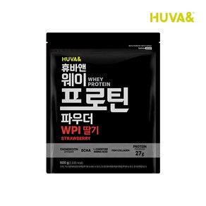 휴바앤_머슬콩 웨이프로틴 아이솔레이트 WPI 단백질보충제 헬스보충파우더 딸기맛 600g, 1개