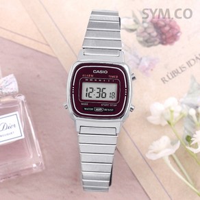 카시오 LA670WA-4 카시오시계 CASIO 여성 아동용 시계 디지털 전자시계