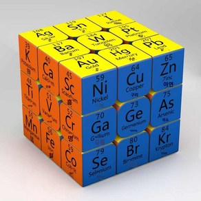수학 큐브 퍼즐 스피너 원소주기율표 교육용 기호, 9. 과학자, 1개