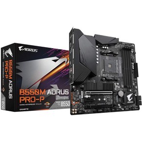 GIGABYTE B550M AORUS PRO-P 마더보드 MicoATX [AMD B550 칩셋 탑재] MB5129, B550M AORUS PRO