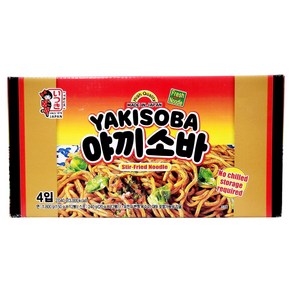 이츠키 야끼소바 510g X 4입 일본 볶음면, 4개