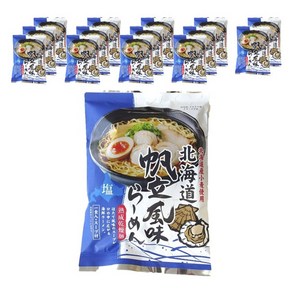 Menshou 홋카이도 가리비 맛 시오 라멘 90g, 15개