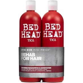 베드헤드 by TIGI 레저렉션 샴푸 컨디셔너 세트 2 x 750ml, 1.5L