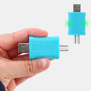 딜라이풀 CR425 낚시 리필 전지 USB 배터리 충전기 충전식 세트