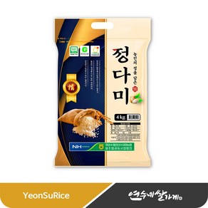 수라청농협 정다미 쌀 10kg 맛있는 쌀 쫀득한 밥맛, 4kg, 1개