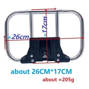 접이식 자전거 배낭 마운트 프론트 랙 백 브래킷 브롬톤 자전거 S-백 캐리어 블록 플랫 프레임 알루미늄 합금, 없음, 1개