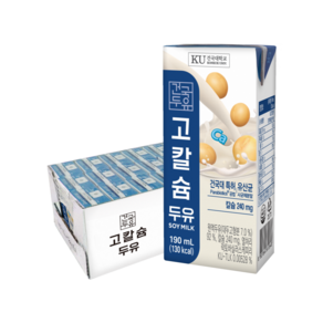 건국대학교 고칼슘 두유, 190ml, 96개