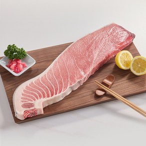 튜나바이브 참다랑어 2번 뱃살 1kg 냉동참치 신선 참치회 홈마카세, 1개