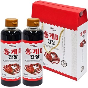 [홈히어로] 구룡포 홍게간장 500ml X 2p, 2개