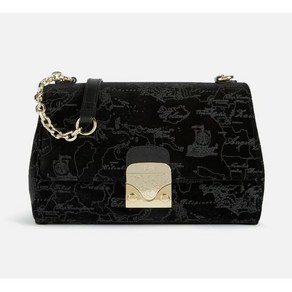 Pima Classe Gossip Bag in velvet Geo Filetto Black 23ILM4GZ4294530001