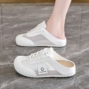 Moden Fashion 여성 통굽 발편한 뮬 운동화 통기성 슬리퍼 X127