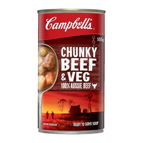 호주 캠벨 청키 야채 비프 스프 505g Campbell's Chunky Beef & Veg Soup, 1개