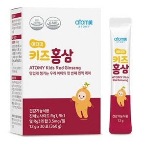 애터미 키즈 홍삼 30포 30일분, 1개, 상세페이지 참조, 360g