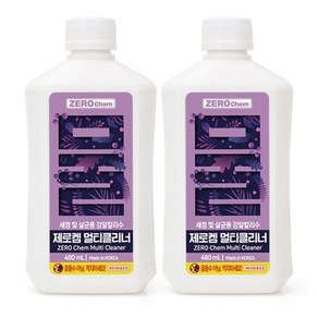 제로켐 알칼리수 찌든 기름때제거 다목적 멀티클리너 480ml x2개, 2개