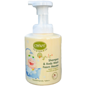 ENFANT BABY Foam Mousse Shampoo & Body Wash 엉펑 샴푸 & 바디 워시 폼 꽃향