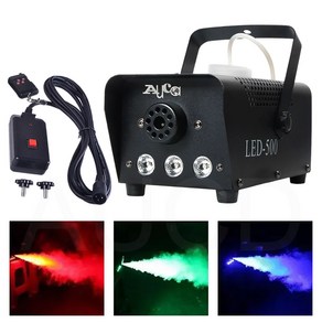 2n1 무선 / 선 제어 리모컨 400W RGB LED 램프 연기 발생기 무대 디스코 파티 공연 효과 안개기