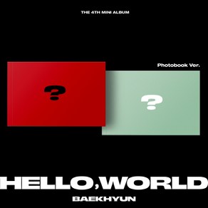 백현 미니 4집 앨범 BAEKHYUN HELLO WORLD 포토북, 포토북 랜덤 버전