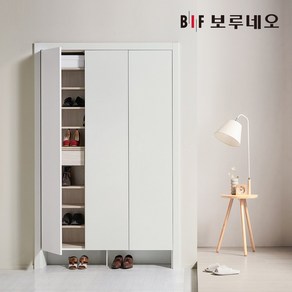 보루네오 E0 PET 10cm 나비드 신발장 붙박이 현관 맞춤 주문 제작, 푸쉬도어, 크림화이트10cm