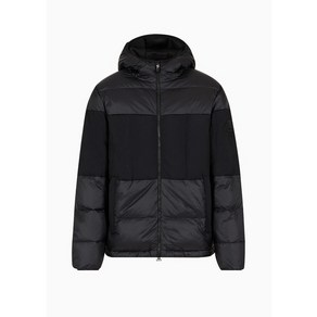 EMPORIO ARMANI EA7 엠포리오 아르마니 Winte Jackets 후드 패딩 블랙