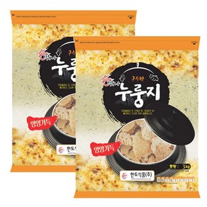 한도식품 맛나누룽지 3kg x2개, 2개