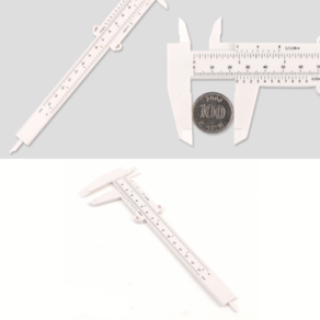 플라스틱 정밀한눈금자 물건두께재는캘리퍼스 측정도구