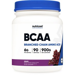 뉴트리코스트 BCAA 포도 맛, 90정, 1개