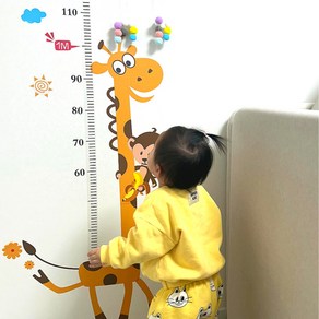 캐어업 아기 어린이 성장톡톡 키재기스티커 1개