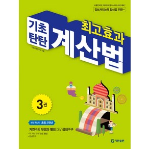 최고효과 기초탄탄 계산법 3(초등 2학년):자연수의 덧셈과 뺄셈 3 / 곱셈구구