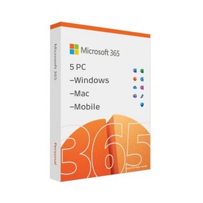 마이크로소프트 오피스 365 퍼스널 Office 365 Pesonal 영구5PC사용