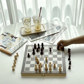 고급 자석 체스 게임 핸드메이드 CHESS, 1개