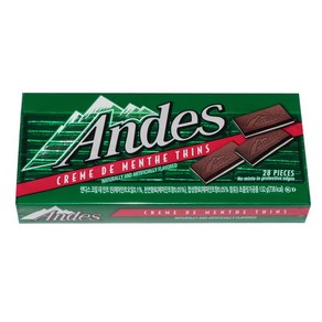 Andes 앤디스 초콜릿 132g - 크림데민트, 1개