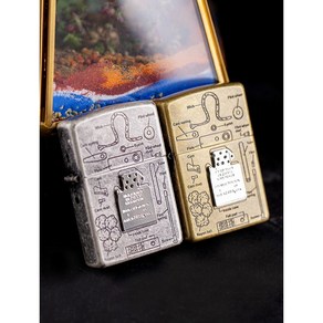 Zippo Exploded View Metal Edition Zippo Lighter 지포 구조 조립도 에디션 메탈 정품 지포 라이터 ZAD-2043