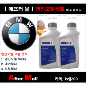 [BMW 320d 엔진오일셋트] F34 GT (N47) [말레5W30 + 에어필터 + 오일필터] [에프터몰], 1개