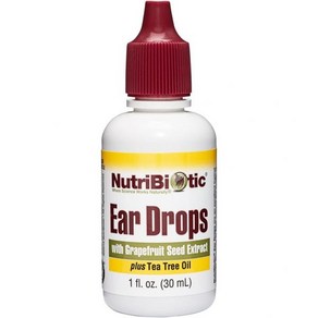NutiBiotic – Ea Dops 1 Fl Oz  Gentle & Soothing Ea Suppot with Gapefuit Seed Extact & Te, 30ml, 1개