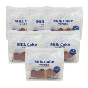 소프트 Milk Cake 우유케이크, 300g, 6개