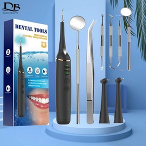 가정용 초음파 셀프 치석제거기 음파 구강 세정기 치아 색소 미백 클리너, 01=DentalScale