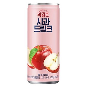 과일촌 사과드링크240ml x60캔, 60개, 240ml