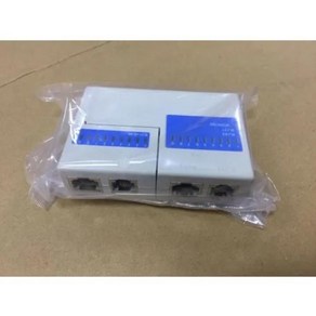 랜테스터기 검전기 메가 전기 테스트기 전문 미니 네트워크 LAN 케이블 Cat5 RJ11 RJ45 테스터 9V, [01] White, 1개