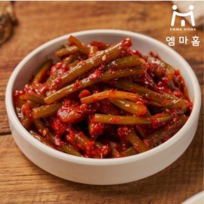 [엠마홈] 밥도둑 반찬 매콤달콤 국산 마늘쫑무침 국내가공, 500g, 1개
