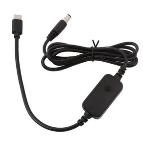 USB C Type C ~ 5.5x2.1mm 5V 9V 12V 12V 20V 광팬 장난감 노트북 라우터 DVR 등을 위한 조정 가능한 PD 전원 케이블