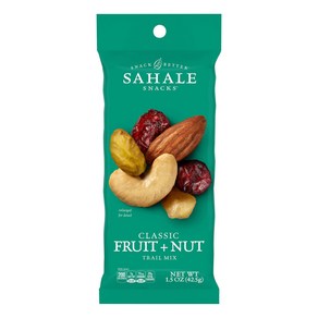 Sahale Snacks 트레일 믹스 클래식 과일 + 견과 9팩 각 42.5g(1.5oz), 9개, 42.5g