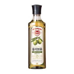 해표 압착 올리브유, 500ml, 2개