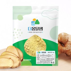 더옹달샘 맛이 진한 생강 가루 분말 1kg 생강차 진저(판매자 직접 가공), 1개