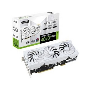 ASUS TUF Gaming 지포스 RTX 4070 Ti SUPER BTF O16G OC D6X 16GB White, TUF-RTX4070TIS-O16G-BTF-WHITE