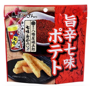 아지노모도 Ajinomoto 혼다시 하치만야 이소고로 매콤 포테이토 시즈닝 시즈닝 50g, 1세트